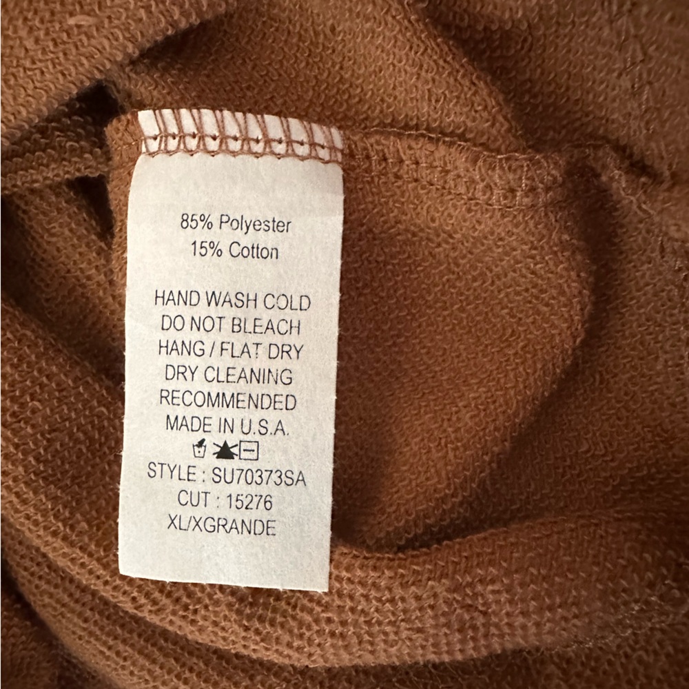Wide Leg Casual Pants And Top Set in Mocha - Picture 6 of 8